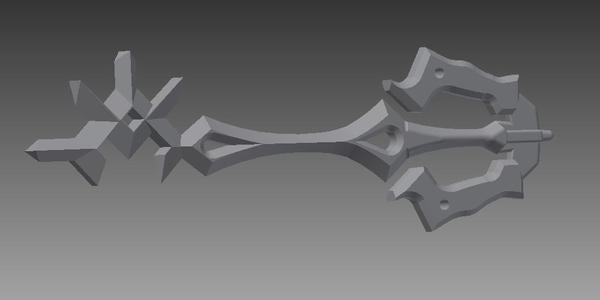 Aqua's Rainfell Keyblade