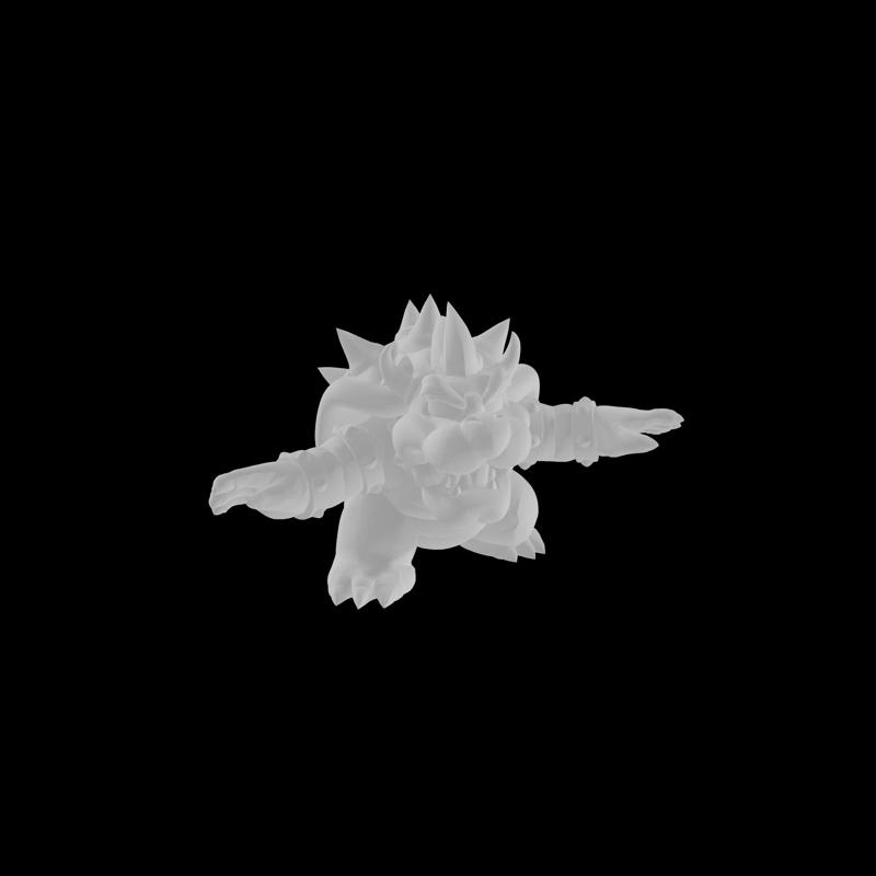 MARIO BOWSER STATUE 12