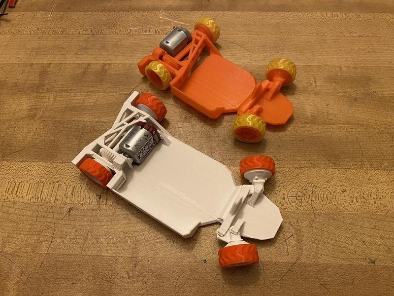 The Gamma 1.8 - Printed in Place RC Car