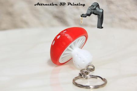 MUSHROOM & KEY RING