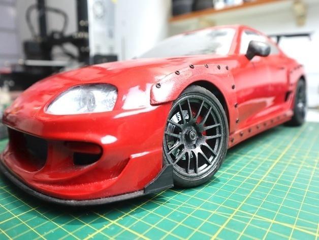 Toyota Supra 1:10 scale with wide body kit