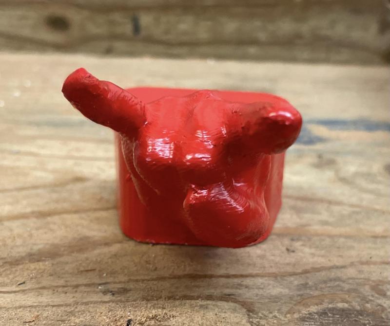 MILWAUKEE PACKOUT "Sign of the Horns" HAND GESTURE HANGER