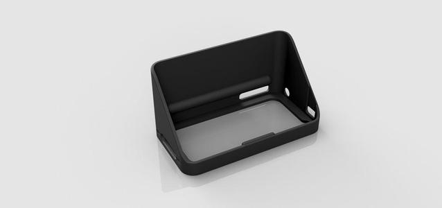 iPhone 4(S) sunshade - DJI Phantom 2 Vision / DJI Phantom FC40 clamp compatible.