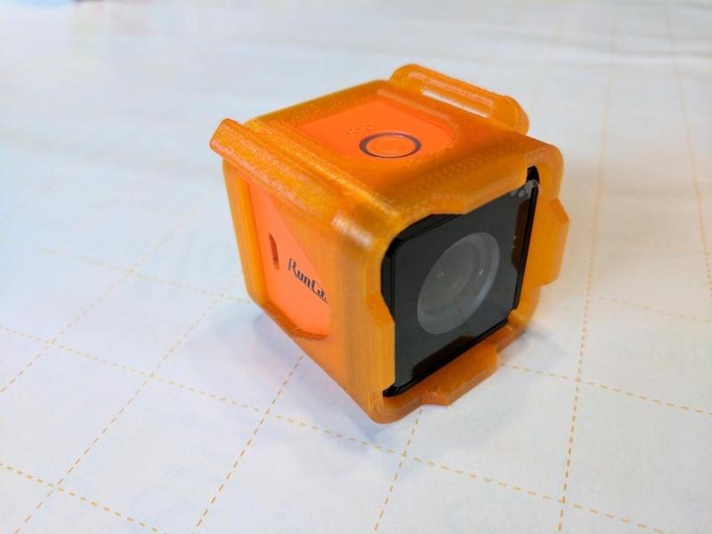 Runcam 3 HD Sleeve w/ Strap Slots (No Supports Needed)