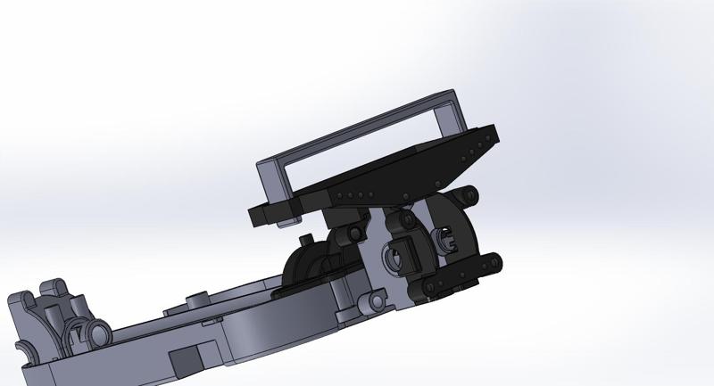 TT01 High Mount Battery Tray With Shock Tower