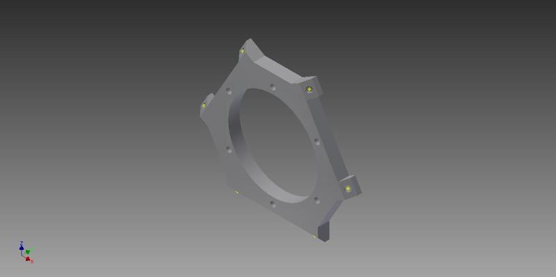 Kossel Clear Effector for magnetic arms