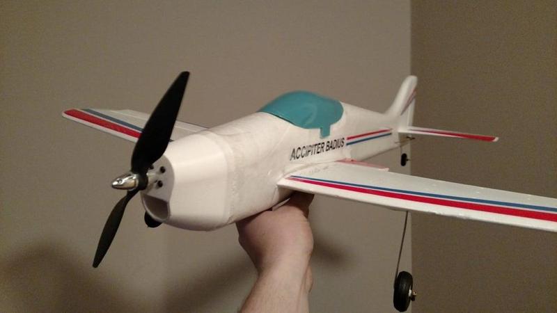 28mm Motor Mount and Nosecone for GWS Formosa/HK "Patternish Ship"