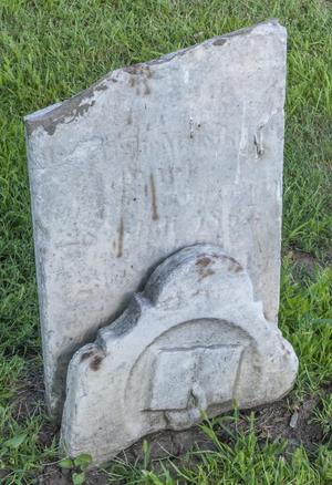 Broken Headstone at Mount Pleasant Cemetery