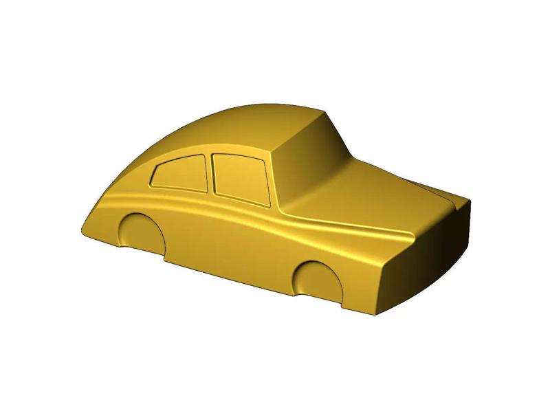 Automotive car relief brass sculpture decor ornament