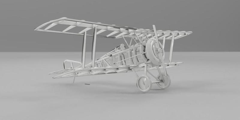Hanriot HD.1 (esc: 1/32) (3D printing or CNC routing)
