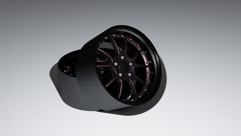 JANTE BBS RKII POUR MAQUETTE 1/24 1/18