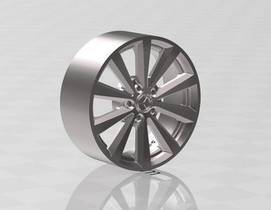 Mercedes W215 OEM wheels for scale model 1/18 1/4 etc.