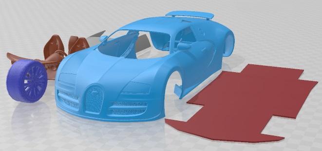 Bugatti Veyron Super Sport 2012 Printable Car