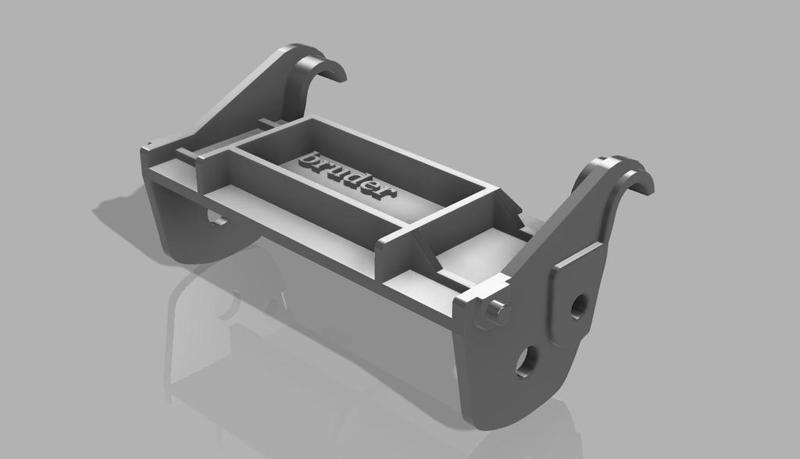 Bruder John Deer 7930 Bucket Support