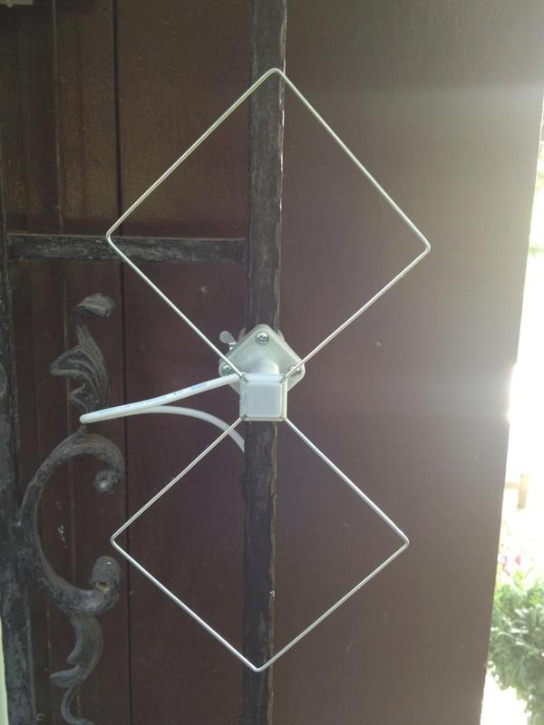 DVB-T2 Doppelquad Antenne / Antenna