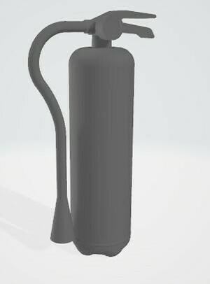 model fire extinguisher