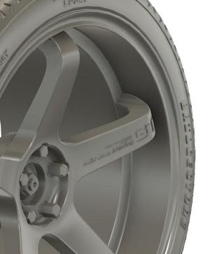 1/24 19x10.5 ED Advan Racing GT Preimum wheels