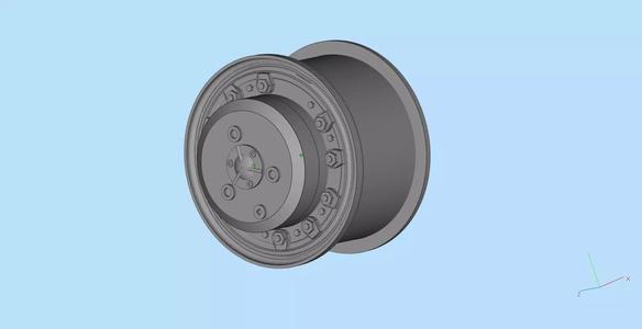 Printable 3d model rims for  Soviet Truck MAZ-537 Three vers