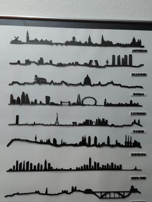 Skyline City: "Global Horizons: Silhouettes of Iconic Cities".