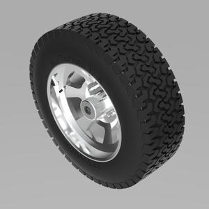 Wheels and tires for FMS Suzuki Jimny LJ10 1:6 - Scaler