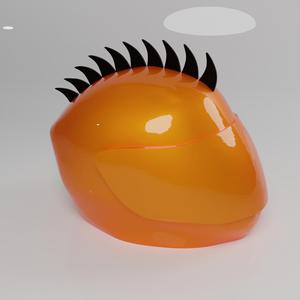 Horns for the motorcycle helmet