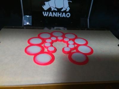 Accurate model for calibration dual print (0.1 mm)