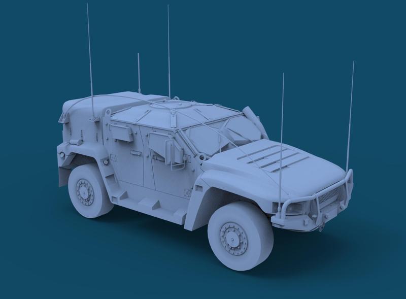 Hawkei Protected vehicle Ready to Print