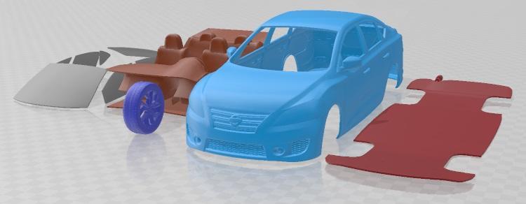 Nissan Sentra SR 2013 Printable Car