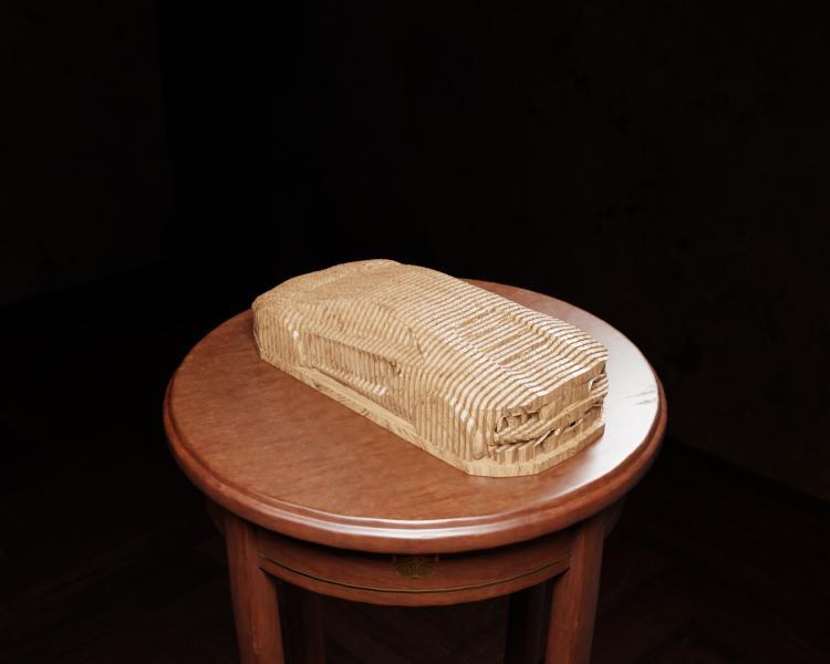 3D Printable Lamborghini Aventador - Sliced Design with Base