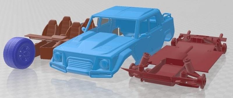 Lamborghini LM002 1986 Printable Car