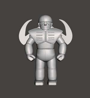 FAN ART MAZINGER Z GARADA RETRO SOFUBI STYLE