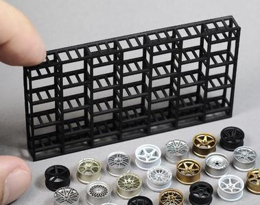 DIORAMA GARAGE rim rack 1:64 SCALE