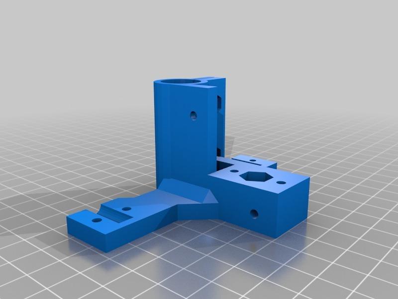 x-end-L/R/nut-clip (distance of the axes set to 34.7mm) for PRN3D