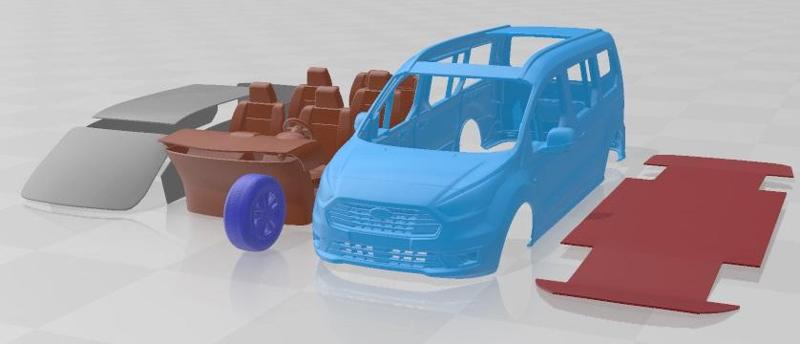 Ford Grand Tourneo Connect 2020 Printable Van