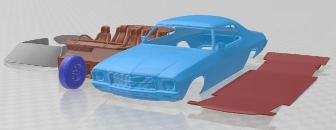 Holden Monaro Coupe GTS 350 1971 Printable Car