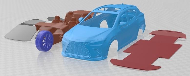Lexus NX 300 F Sport 2022 Printable Car