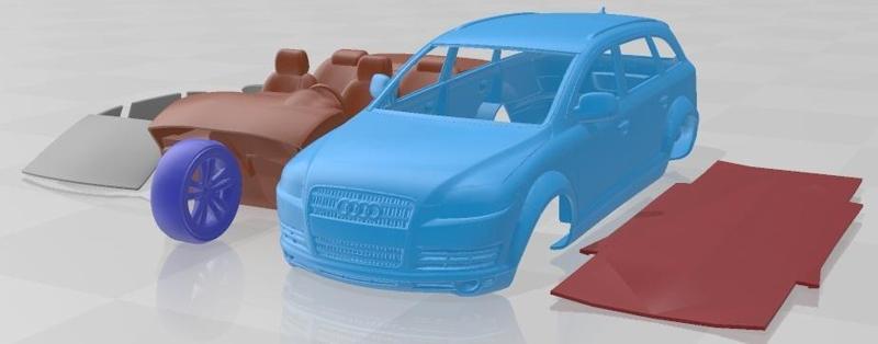 Audi Q7 2006 Printable Car