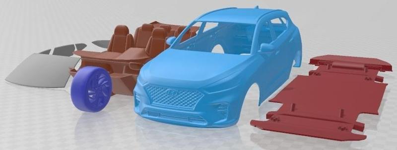 Hyundai Tucson N Line 2019 Printable Car