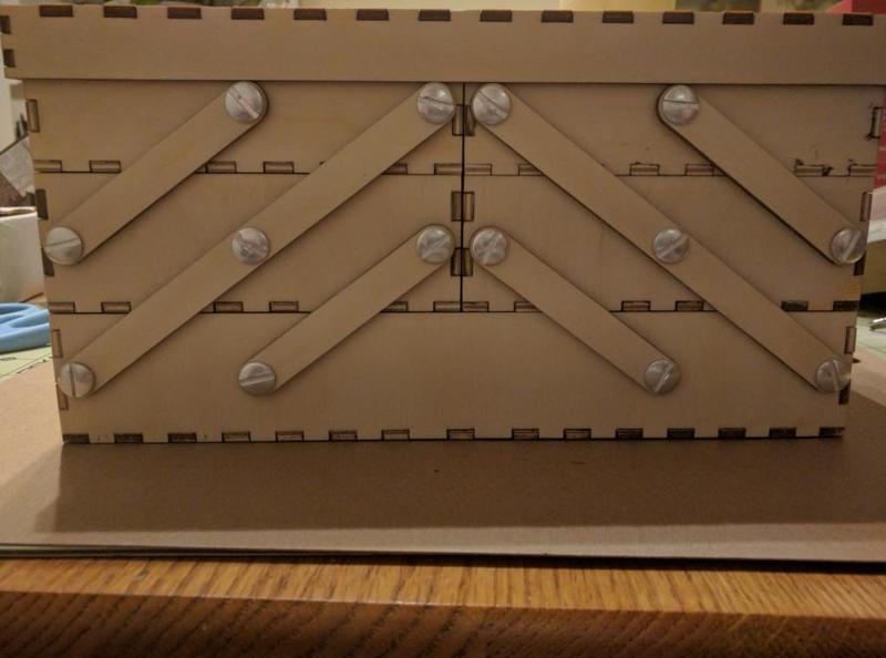 Sewing, craft or shop expanding box