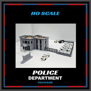 HO SCALE POLICE DEPARTMENT PACKAGE