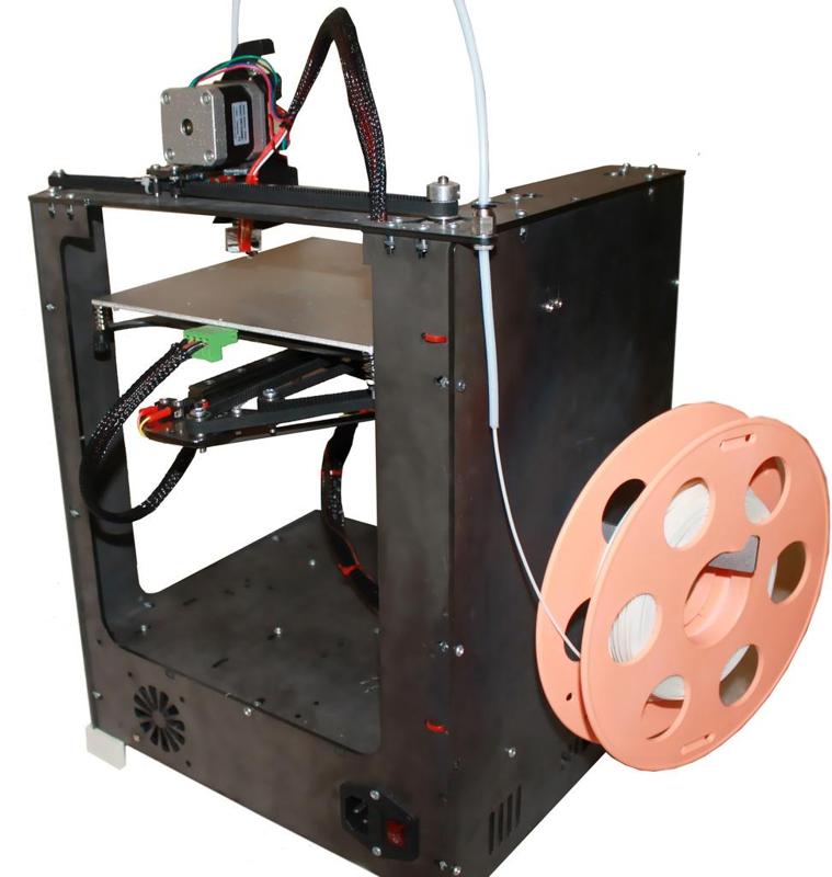 Nioz Z1 3d printer 3mm steel