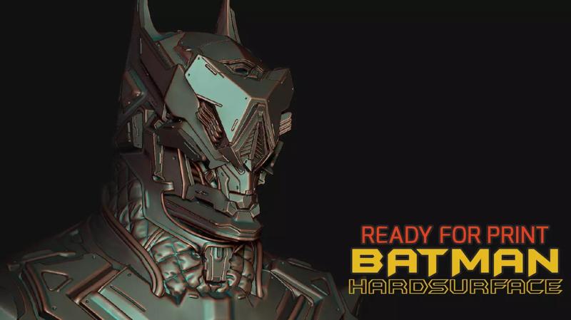 Batman Hardsurface bust