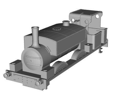 Shropshire &Montgomery Railway No 2 Severn (early) 1/100 scale