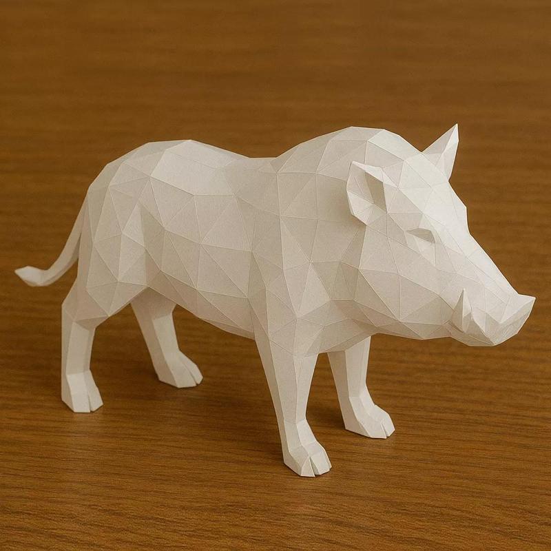 Papercraft Wild Boar