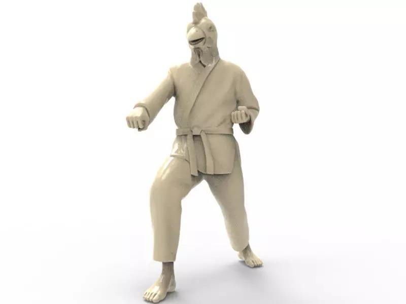 Chicken Zenkutsu Dachi Stance