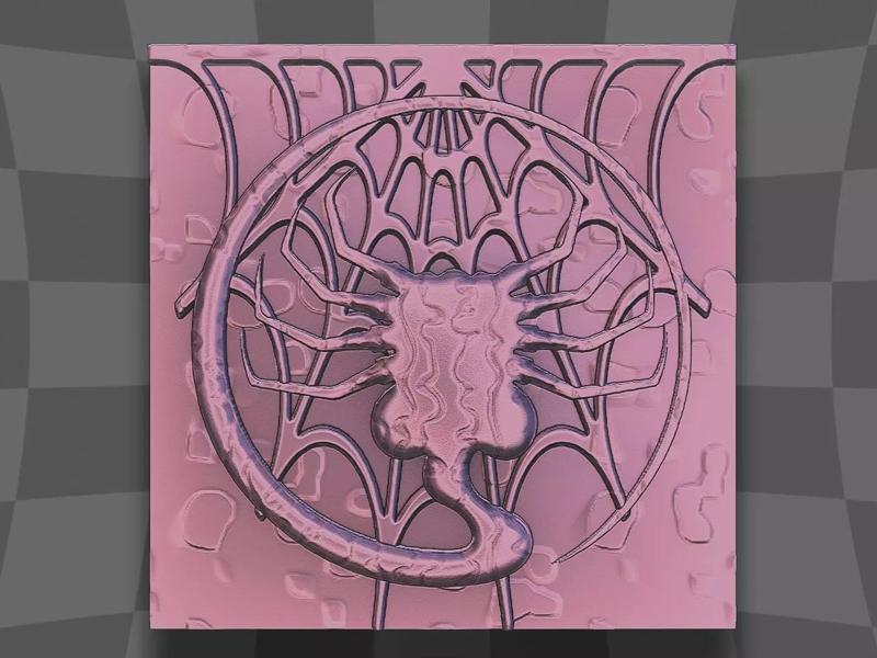 Alien monster for 3D CNC