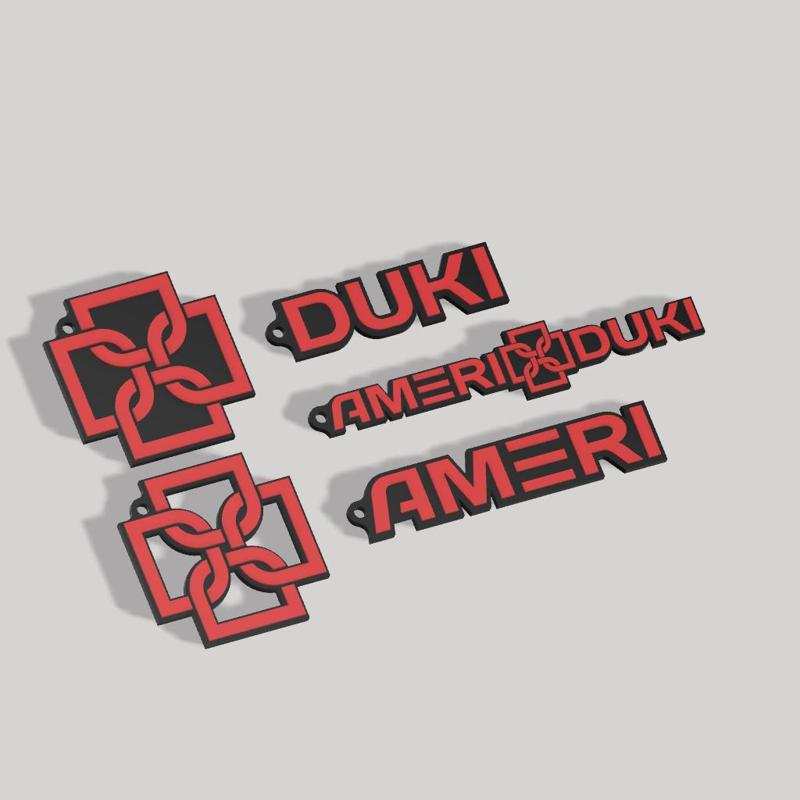 Duki key rings - Ameri