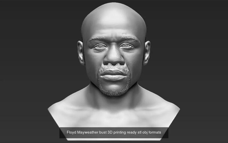 Famous Boxers busts for 3D printing  3D Model Collection