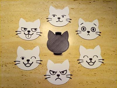 Cat coaster set