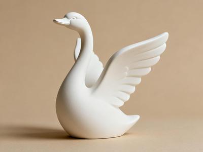 Swan creative ornament desktop decoration